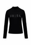 Джемпер Salsa Jeans SANTIAGO PULLOVER REGULAR, Schwarz/Black - фото 5