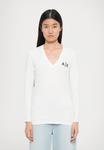 Топ Armani Exchange Long sleeved top, Optic White/White - фото