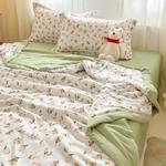 Yalu Одеяло летнее хлопковое 100х150 см, дышащее, гипоаллергенное - фото 9