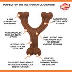 Nylabone Extreme Chewbone Bison л Nylabone, цвет коричневый - фото 2