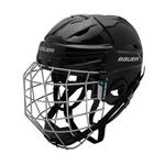 BAUER Новый хоккейный шлем RE-AKT 55, для детей и взрослых, черный, размер M, без визора - фото 3