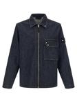Джинсовая рубашка Stone Island, синий - фото