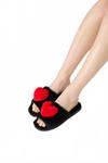 Women's Heart Love Slides In Red/black PJ Salvage - фото 3