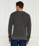 Свитер regular fit Guess Jeans, серый - фото 3