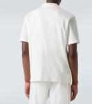 Хлопковая джерсейная рубашка Sunspel, экрю - фото 4