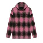 Свитер Givenchy 4G Check Hooded Sweater, Black/Pink - фото
