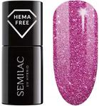 Мл цветной гибридный лак с эффектом Flash Semilac 462 Pink Bubbles 7 - фото