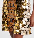 Мини-платье с декором Rabanne, Guepard Poilu - фото 4