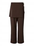 PIECES Брюки Regular 'PCJossa' в коричневом цвете - фото 2