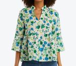 Топ Майя в белом полевом маке Draper James - фото