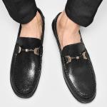 PEHL Гоммино лоферы мужские Black/Blue/Silver - фото 5