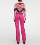 Замшевые брюки Kasia Dodo Bar Or, Fuschia - фото 3
