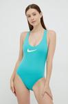 Цельный купальник Nike, бирюзовый - фото