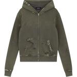 Худи с прорезями WE11DONE, серый - фото 3