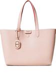 Сумка-тоут с логотипом TWINSET, розовый - фото