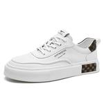 Низкие кроссовки для скейтбординга мужские SEPTWOLVES, черный (стандартный размер кожаной обуви) - фото