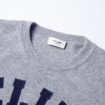 Свитер женский кашемировый Celine, дымчато-черный - фото 6