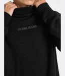 Водолазка мужская Guess Jeans с высоким воротником, черный - фото 4