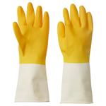 Перчатки для чистки IKEA, цвет bright yellow/off-white M - фото
