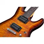 Электрогитара Schecter Guitar Research C-6 Plus в цвете Vintage Sunburst - фото 5