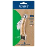 Нож №8 в виде гриба в блистере hêtre Opinel - фото