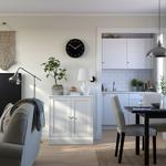 Шкаф с цоколем IKEA, 81x47x89 см, белый - фото 2