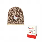 Шапки Hello Kitty для женщин Sanrio, leopard print hello kitty beanie - фото