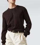 Кашемировый свитер Saman Amel, коричневый - фото 5