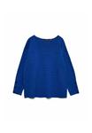 Джемпер Vero Moda Curve Jumper, Surf The Web/Dark Blue - фото 4