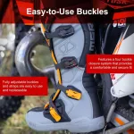 Мотокроссовые ботинки MSR M3X, Red / White / Blue - фото 3