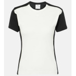 Футболка из хлопкового джерси Courrèges, цвет heritage white/black - фото