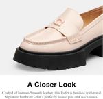 Женские лоферы COACH Leah на платформе, Blush - фото 4