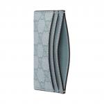 GUCCI Ophidia Canvas With Leather Card Holder Women's Gray Blue - фото 4