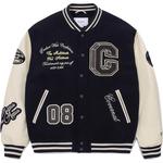 Пуховик унисекс COVERNAT, синий - фото