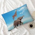 Pevtufa Чехлы на подушки с принтом Elephant Giraffe Elephant Giraffe (2) - фото 8