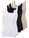 Майка Skiny 6er Pack Tank Top, цвет trio selection - фото