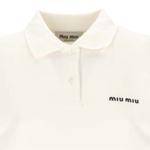Рубашка поло женская Miu Miu, белый - фото 4