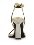 Босоножки Angel E 90 с эффектом металлик Nodaleto, золотистый - фото 3