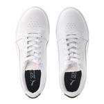 Кроссовки carina leather 'white black rosewater' Puma, белый - фото 4