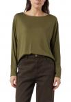 Топ comma Long sleeved top, Olivgrün/Olive - фото 5