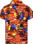 Рубашка King Kameha Parrot Beer, оранжевый - фото 2