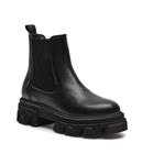 Ботинки челси женские Alohas Беренис кожаные на толстой подошве, черный - фото