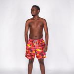 Шорты пляжные мужские красные SURFCUZ - фото 5