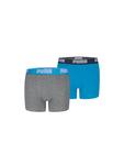 Боксерские шорты BOYS EVERYDAY BASIC BOXER 4P в размере 277 - синий/серый меланж Puma - фото 3