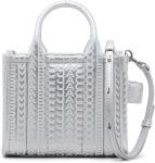 Мини-тоут Marc Jacobs, цвет Silver/Bright White - фото 2