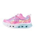 Кроссовки Flutter с сердечками Skechers, мультиколор - фото