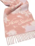 Шарф с бахромой Acne Studios, розовый - фото 2