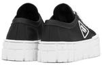 Кроссовки double wheel re-nylon gabardine sneakers 'black' Prada, черный - фото 4