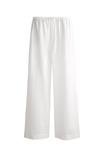 Брюки OYSHO LINEN STRAIGHT-LEG, White - фото 7
