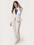 Блейзер Quiosque Blazer 8UF001, цвет mottled white - фото 4